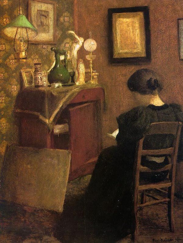 Woman reading, 1894 Henri Matisse
